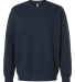 American Apparel FT496 Unisex French Terry Crewnec in True Navy