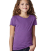 Next Level Apparel 3712 Girls’ CVC Princess Tee in Purple Berry