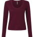 Next Level Apparel 8212 Women's Ideal Thermal Long in Maroon