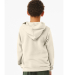 Bella + Canvas 3719Y Youth Sponge Fleece Hooded Sw in Natural