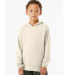 Bella + Canvas 3719Y Youth Sponge Fleece Hooded Sw in Natural