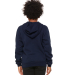 Bella + Canvas 3719Y Youth Sponge Fleece Hooded Sw in Navy