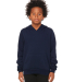 Bella + Canvas 3719Y Youth Sponge Fleece Hooded Sw in Navy