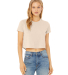 Bella + Canvas 8882 Women's Flowy Cropped Tee in Heather dust
