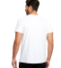 US Blanks US2000 Men's Made in USA Short Sleeve Cr in White