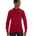 J. America - Vintage Brushed Jersey Henley - 8244 in Simply red