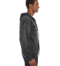J. America - Premium Full-Zip Hooded Sweatshirt -  in Charcoal