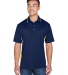 8406 UltraClub® Adult Cool & Dry Sport Two-Tone M in Navy/ gold