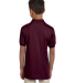 437Y Jerzees Youth 50/50 Jersey Polo with SpotShie in Maroon
