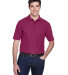 8540 UltraClub® Men's Whisper Pique Blend Polo   in Wine