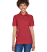 8541 UltraClub® Ladies' Whisper Pique Blend Polo in Cardinal