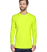 8422 UltraClub® Adult Cool & Dry Sport Long-Sleev in Bright yellow