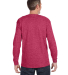 29LS Jerzees Adult Long-Sleeve Heavyweight 50/50 B in Vintage heather red