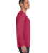 29LS Jerzees Adult Long-Sleeve Heavyweight 50/50 B in Vintage heather red