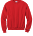 S600 Champion Logo Double Dry Crewneck Pullover in Scarlet