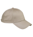 BX020 Big Accessories 6-Panel Structured Twill Cap in Khaki