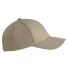 BX020 Big Accessories 6-Panel Structured Twill Cap in Khaki