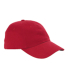 Big Accessories BX008 Brushed Twill Unstructured D in Red