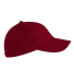 Big Accessories BX008 Brushed Twill Unstructured D in Red