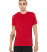 BELLA+CANVAS 3650 Mens Poly-Cotton T-Shirt in Red