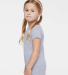 3316 Rabbit Skins® Toddler Girls Fine Jersey T-Sh in Heather