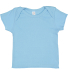 3400 Rabbit Skins® Infant Lap Shoulder T-shirt in Light blue