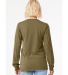 BELLA+CANVAS 3501 Long Sleeve T-Shirt in Olive triblend