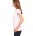 BELLA 6005 Womens V-Neck T-shirt in Pink