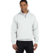JERZEES 995 Adult New Blend Zip Cadet Collar Sweat in White