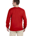 2400 Gildan Ultra Cotton Long Sleeve T Shirt  in Red