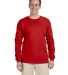 2400 Gildan Ultra Cotton Long Sleeve T Shirt  in Red