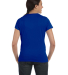 Hanes Ladies Nano T Cotton T Shirt SL04 in Deep royal