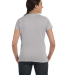 Hanes Ladies Nano T Cotton T Shirt SL04 in Light steel