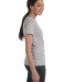 Hanes Ladies Nano T Cotton T Shirt SL04 in Light steel