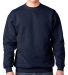 1102 Bayside Fleece Crew Neck Pullover S - 5XL  in Navy