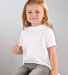 1310 SubliVie Toddler Polyester Sublimation T-Shir in White