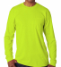 1730 Bayside Adult Long-Sleeve Tee With Pocket in Safety green