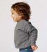 3317 Rabbit Skins Toddler/Juvenile Crew Neck Sweat in Granite heather