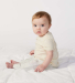 3322 Rabbit Skins Infant Fine Jersey T-Shirt in Natural