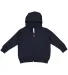 3346 Rabbit Skins Toddler Fleece Zip Hoodie in Navy