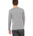 BELLA+CANVAS 3425 Mens Tri-Blend Long Sleeve V-Nec in Grey triblend
