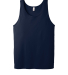 BELLA+CANVAS 3480 Unisex Cotton Tank Top in Navy
