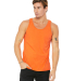 BELLA+CANVAS 3480 Unisex Cotton Tank Top in Orange
