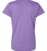 3507 LA T Ladies V-Neck Longer Length T-Shirt in Lavender