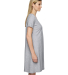 3522 LA T Ladies T-Shirt Dress in Heather