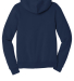 BELLA+CANVAS 3739 Unisex Poly-Cotton Fleece Hoodie in Navy