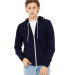 BELLA+CANVAS 3739 Unisex Poly-Cotton Fleece Hoodie in Navy