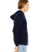 BELLA+CANVAS 3739 Unisex Poly-Cotton Fleece Hoodie in Navy