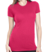 4990 Bayside Ladies' Fashion Jersey Tee in Bright pink