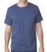 5010 Bayside Adult Heather Jersey Tee in Heather navy